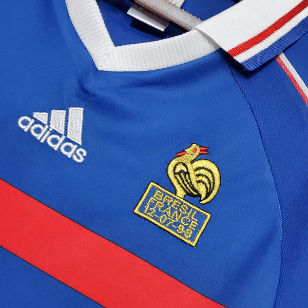 France Home 1998-99 Jersey Retro