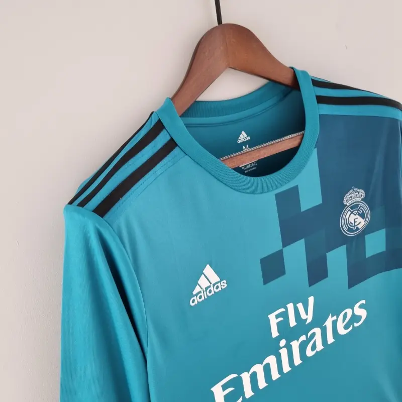 Adidas Real Madrid Third 2017-18 Full Sleeves Retro Jersey