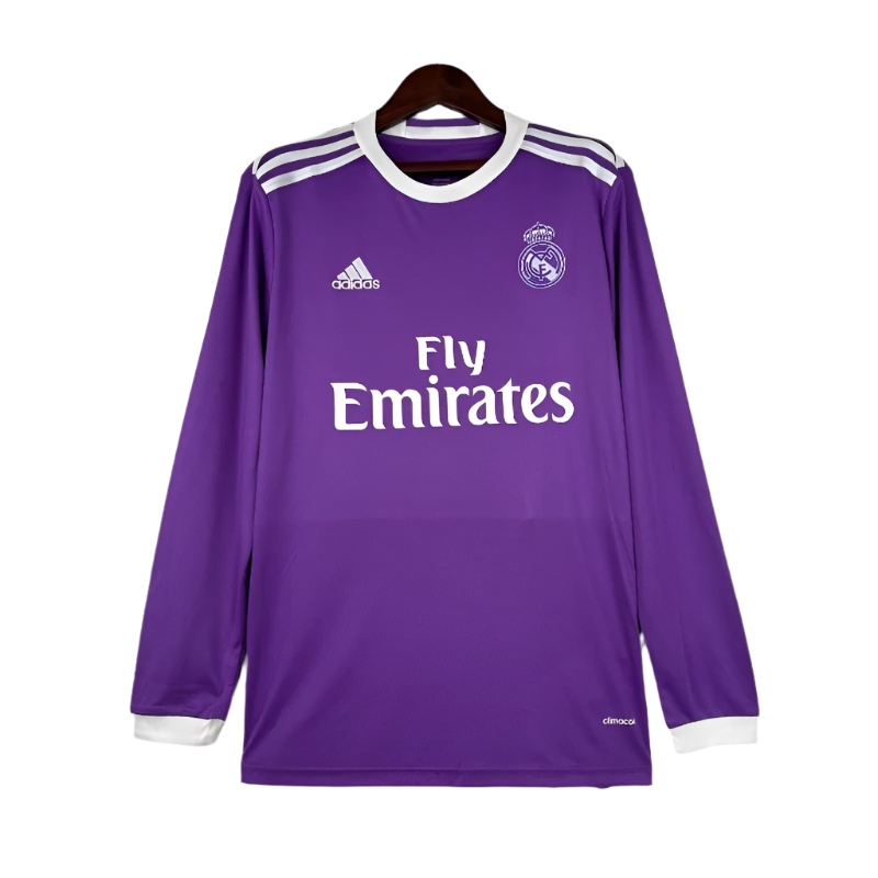 Adidas Real Madrid Away 2016-17 Full Sleeves  Retro Jersey
