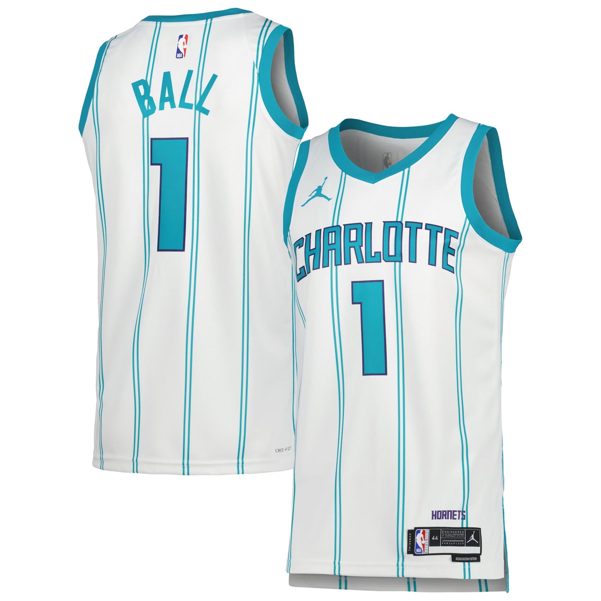 Nike Charlotte Hornets Association Edition Jersey White