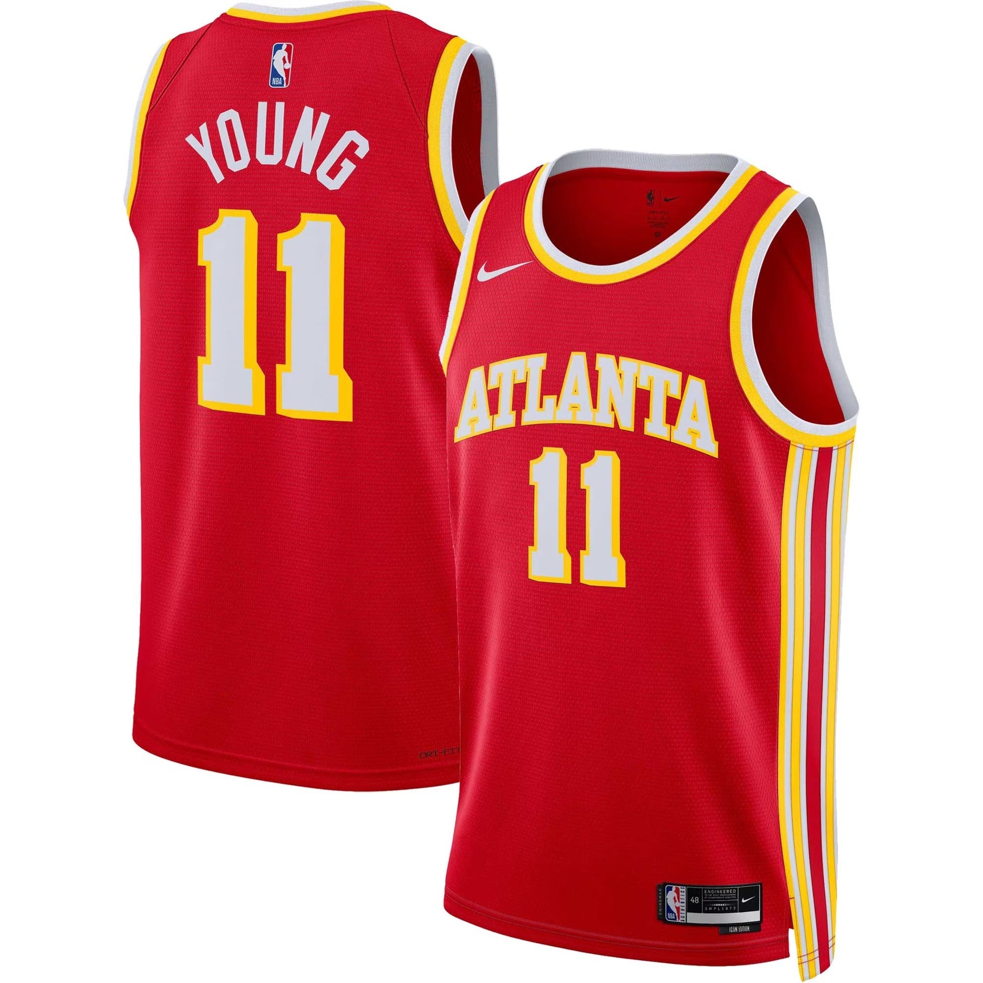 Nike Atlanta Hawks Association Edition Jersey Red
