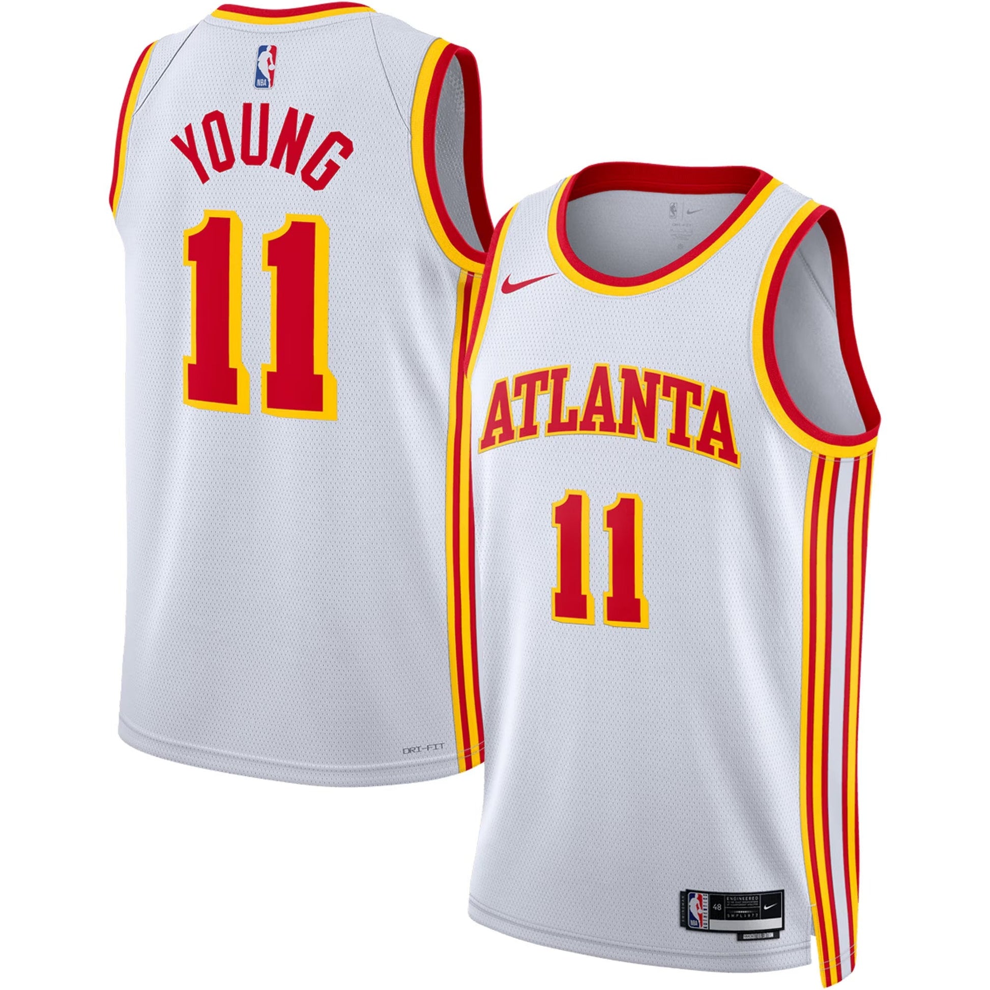 Nike Atlanta Hawks Association Edition Jersey White